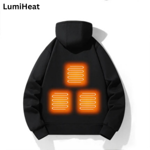 LumiHeat: 5-Zone Heated Hoodie for Men & Women