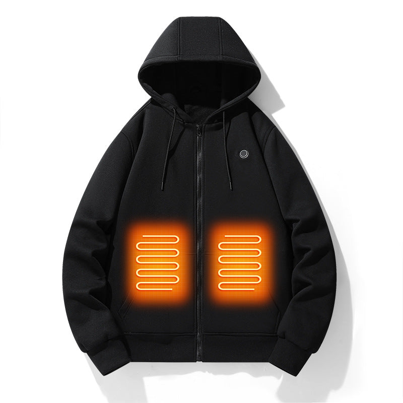 LumiHeat: 5-Zone Heated Hoodie for Men & Women
